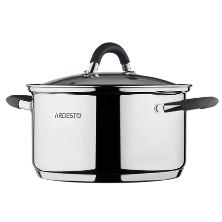 Кастрюля Ardesto AR1936CS, 3,4л, 20см, Нержавеющая сталь