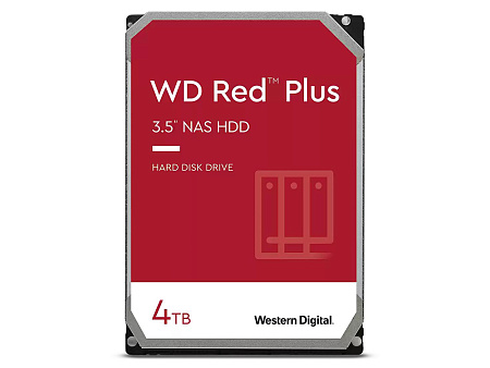 3.5" HDD 4.0TB-SATA-128MB Western Digital "Red Plus (WD40EFZX)", NAS, CMR 3.5" HDD 4.0TB-SATA-128MB Western Digital "Red Plus (WD40EFZX)", NAS, CMR