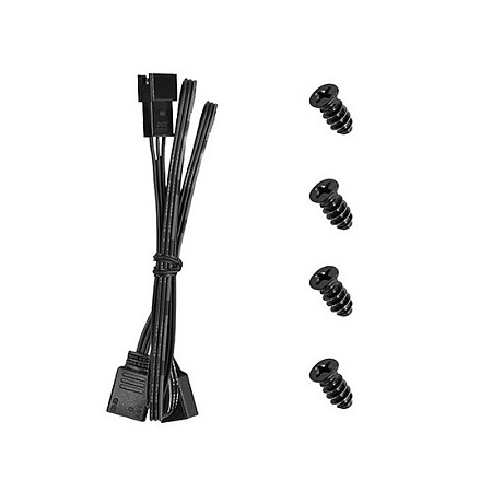PC Case Fan Deepcool CF120, 120x120x25mm, 17.8-27dB, 56.5CFM, 500-1500RPM, Hydro Bearing, RGB LED