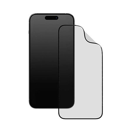 RhinoShield 3D Impact Screen Protector for iPhone 15 Pro Max Alignment Frame, Clear