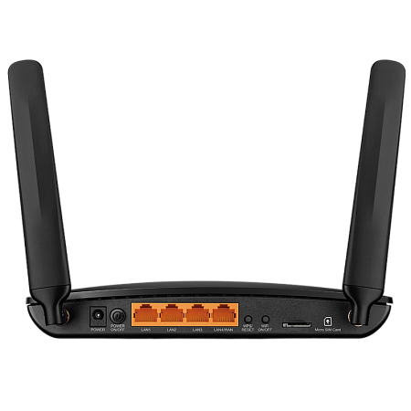 4G LTE Wi-Fi AC Dual Band Router TP-LINK, "Archer MR600", 1167Mbps, 3xGbit ports, 2xDetachable Ant