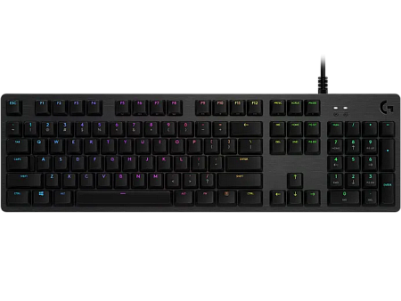 Gaming Keyboard Logitech G512, Mechanical, GX Blue Clicky, Aluminum, USB passthrough, Macro, RGB, 1.