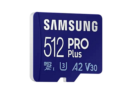 Карта памяти Samsung PRO Plus MicroSD, 512Гб (MB-MD512KA/APC)