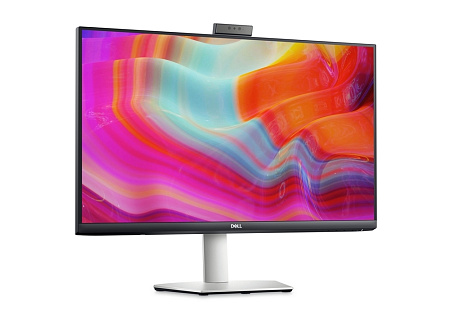 27" DELL S2722DZ, Silver, IPS, 2560x1440, 75Hz,4ms, 350cd, WebCAM, HDMI+DP+USB+TypeC, Spkrs, Pivot