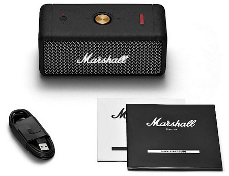 Marshall EMBERTON Portable Bluetooth Speaker - Black