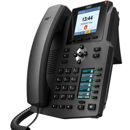 Fanvil X4 Black, VoIP phone, Colour Display, SIP support