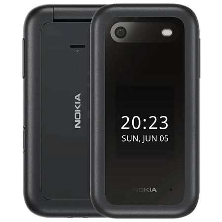 Мобильный телефон Nokia 2660 Flip 4G, Чёрный, iphone, xiaomi, samsung, oppo, чехол, стекло