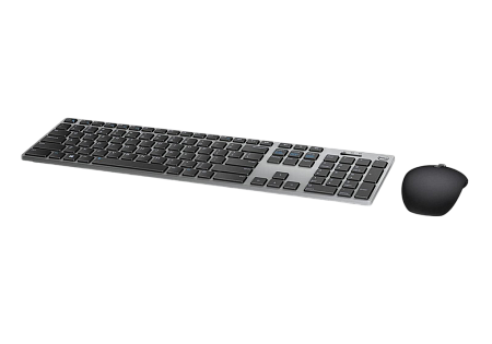 Wireless Keyboard & Mouse Dell KM717, Elegant design, Ergonomicall, Premium materials, 2.4 GHz/BT