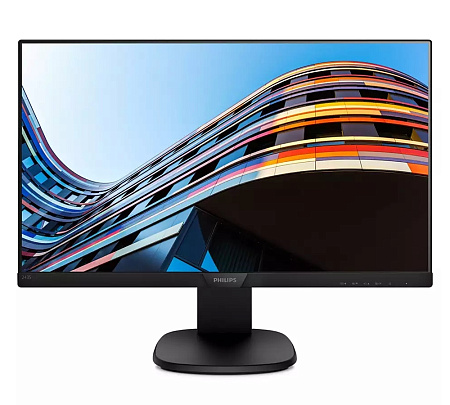 23.8" PHILIPS 243S7EHMB, Black, IPS, 1920x1080, 60Hz, 5ms, 250cd, 20M:1, D-Sub+HDMI, Spkrs,Pivot