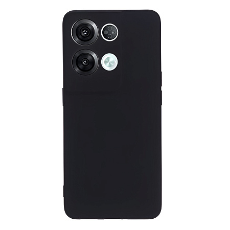 Helmet Case Liquid Silicone Oppo Reno 8 Pro, Black