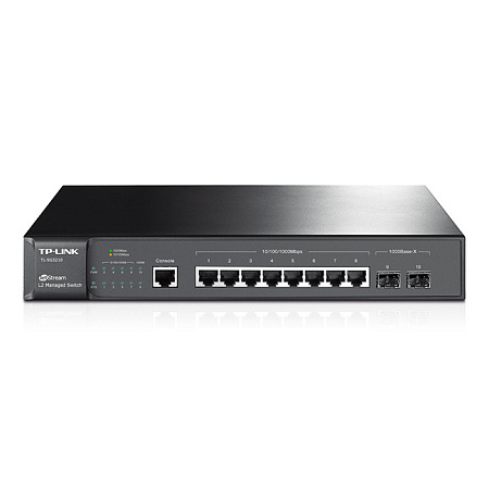 .8-port 10/100/1000Mbps Switch  TP-LINK "TL-SG3210", 2xSFP expansion slot