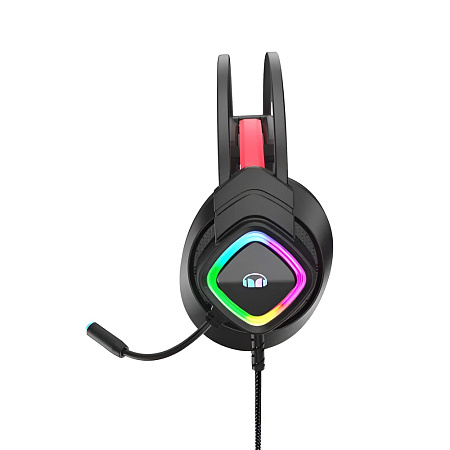 Monster Gaming Headset Mission Bot USB+3.5mm, Black Monster Gaming Headset Mission Bot USB+3.5mm, Black