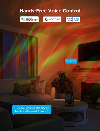 Световой проектор GOVEE Star Light Projector, 18 White Noise Options Световой проектор GOVEE Star Light Projector, 18 White Noise Options