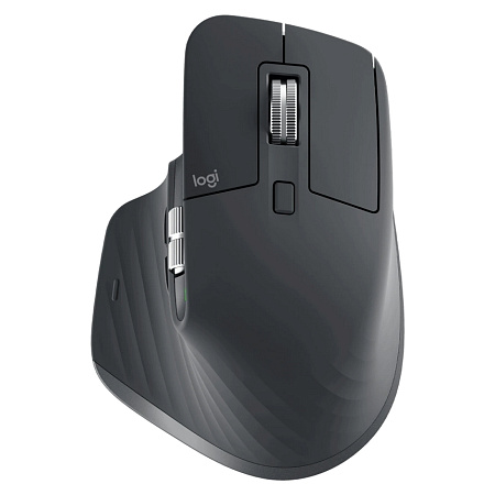 Wireless Mouse Logitech MX Master 3S, 200-8000 dpi, 7 buttons, Ergonomic, 141g, 500mAh, Silent, Bolt