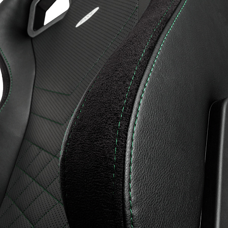 Gaming Chair Noble Epic NBL-PU-GRN-002 Black/Green, User max load up to 120kg / height 165-180cm