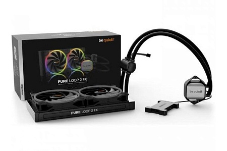 AIO Liquid Cooling be quiet! "Pure Loop 2 FX 280mm" (10.8-32.8dB, 2x140mm, PWM, 2500RPM, 71.7 CFM, P AIO Liquid Cooling be quiet! "Pure Loop 2 FX 280mm" (10.8-32.8dB, 2x140mm, PWM, 2500RPM, 71.7 CFM, P