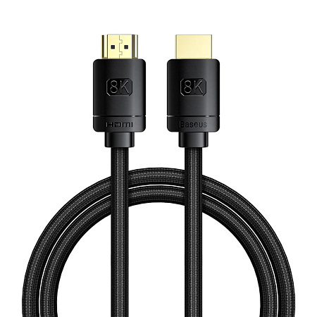 Baseus Cable HDMI to HDMI, V1.4, High Speed, 8K@60Hz 1M, High Definition Series, Black
