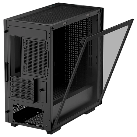 Case mATX Deepcool CH370, w/o PSU, 1x120mm, 2xUSB3.0, Fron Mesh, Tempered Glass, VGA & Headset holde