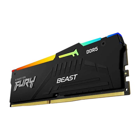 .32GB DDR5-5600MHz  Kingston FURY Beast RGB (KF556C40BBA-32), CL40-40-40, 1.25V, Intel XMP 3.0, Blac