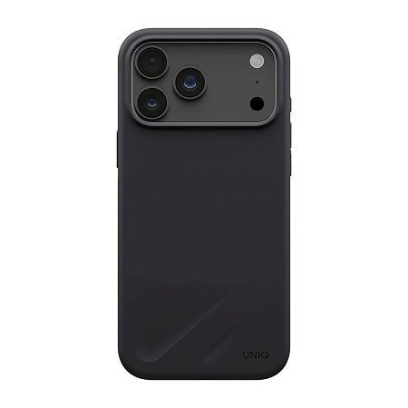 Uniq Case for iPhone 18 Pro 6.3 Hybrid Magclick Charging Lino, Charcoal Grey Uniq Case for iPhone 18 Pro 6.3 Hybrid Magclick Charging Lino, Charcoal Grey