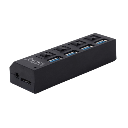 USB  3.0 Hub 4-port Gembird "UHB-U3P4-22", Black