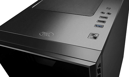 Case ATX Deepcool MATREXX 50 , w/o PSU, 1x120mm, 2xUSB2.0, USB3.0, Front & Side Tempered Glass, Dust