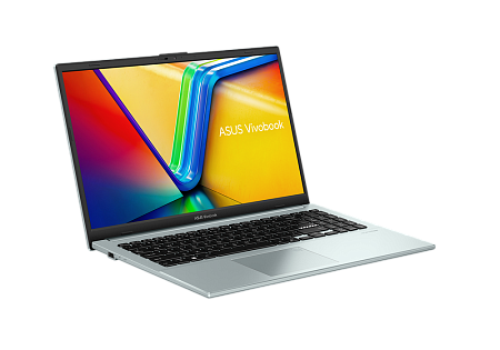 Ноутбук 15,6" ASUS Vivobook Go 15 E1504FA, Green Grey, AMD Ryzen 5 7520U, 8Гб/512Гб, Без ОС