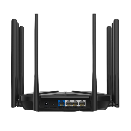 Wi-Fi 6 Dual Band Mercusys Router "MR90X", 6000Mbps, OFDMA, MU-MIMO, 1x2.5Gbit LAN/WAN