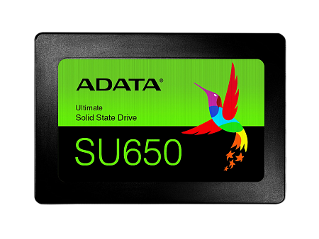 2.5" SATA SSD  512GB   ADATA Ultimate SU650 [R/W:520/450MB/s, 40K/75K IOPS, 280TB TBW, 3D-NAND TLC]
