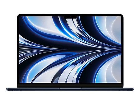 Ноутбук 13,6" Apple MacBook Air A2681, Midnight, M2 with 8-core CPU and 8-core GPU, 8Гб/256Гб, macOS Monterey