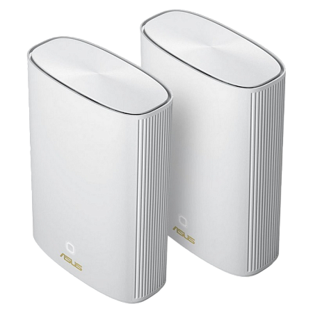 Whole-Home Mesh Dual Band Wi-Fi 6 System ASUS, "ZenWiFi AX Hybrid XP4 2pk", AX1800, AV1300, USB3.0