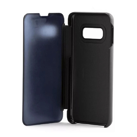 Helmet Case Mirror Flip Samsung S10E, Black Helmet Case Mirror Flip Samsung S10E, Black