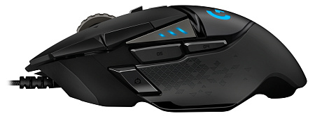 Gaming Mouse Logitech G502 Hero, 25, 6k dpi, 11 buttons, 400IPS, 40G, 121g+18g, 10000Hz, Ergonomic, 