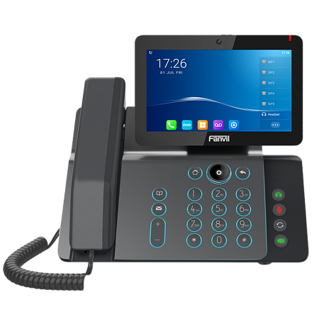 Fanvil V67 Black, Flagship Smart Video Phone, 7" Color Display