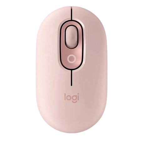 Беcпроводная мышь Logitech POP, Розовый