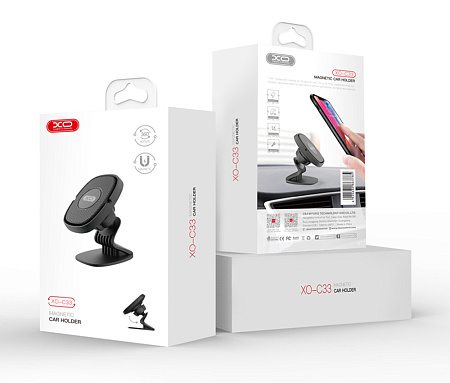 Magnetic Car Holder XO, C33, Black
