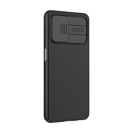 Nillkin Case Carbon Came Shield Samsung A32, Black