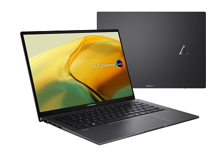 Ноутбук 14" ASUS Zenbook 14 OLED UM3402YA, Jade Black, AMD Ryzen 7 5825U, 16Гб/1024Гб, Без ОС