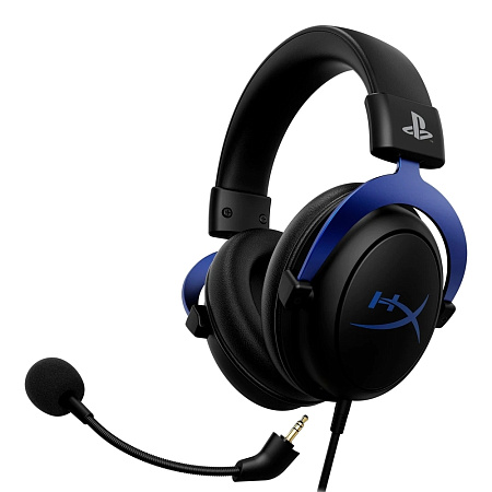 Игровая Гарнитура HyperX Cloud Blue PS5, Проводной аналоговый, Черный/Синий