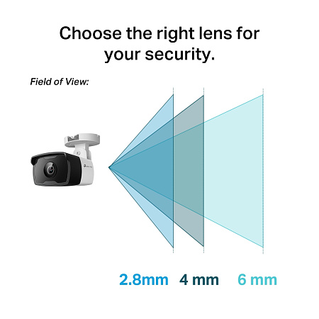 TP-Link Bullet Outdoor Network Camera "VIGI C330I", 4mm, 3MP, PoE, IP67