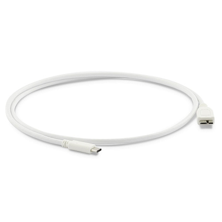 LMP USB-C (m) to USB 3.0 micro-USB (m) cable, 10G/5A with E-Mark, 1 m, White