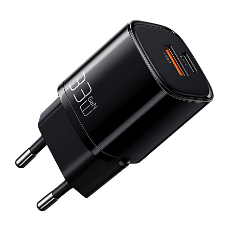 Mcdodo Wall Charger Nano Series 1*USB-A+1*Type-C 3A 33W, Black Mcdodo Wall Charger Nano Series 1*USB-A+1*Type-C 3A 33W, Black