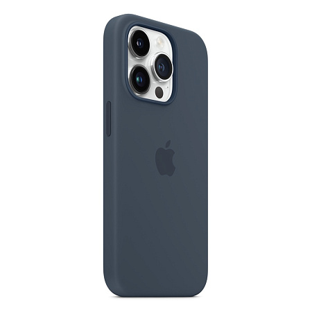 Case Original Silicone with MagSafe for iPhone 14 Pro, Storm Blue