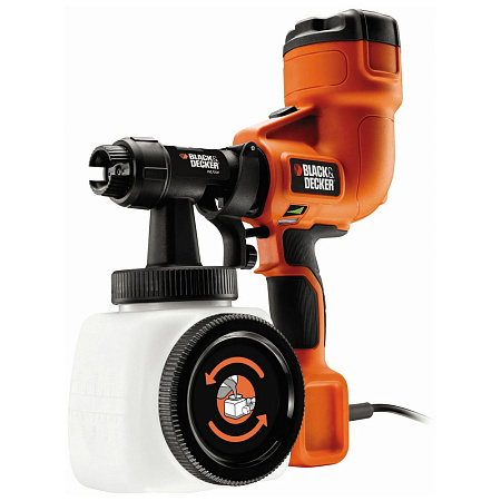 Sprayer Black+Decker (HVLP200-QS) 400W, 0.34l/min Sprayer Black+Decker (HVLP200-QS) 400W, 0.34l/min