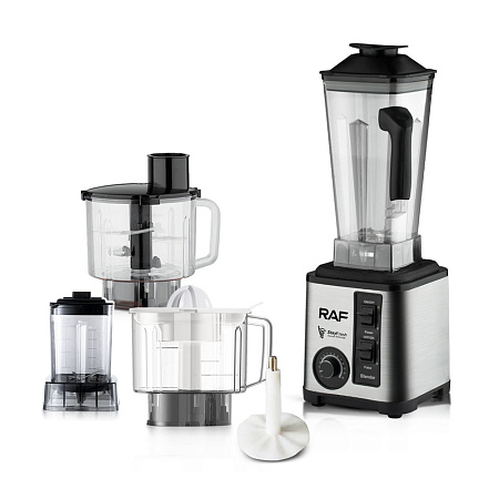 Raf Blender Set 5in1 R.2880, 3L, 2600W, Grey