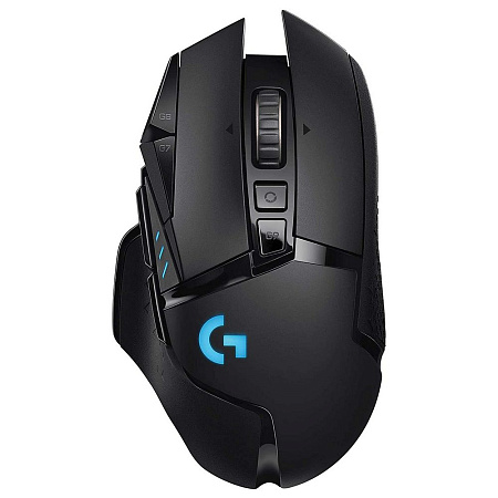 Gaming Wireless Mouse Logitech G502, 25, 6k dpi 11 buttons, 400IPS, 40G, 114g+16g, 1000Hz, 60h, Ergo