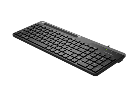 Keyboard A4Tech FK25, 12 Fn keys, Ultra Slim, Smartphone Cradle, Laser Inscribed Keys, Chocolate Key