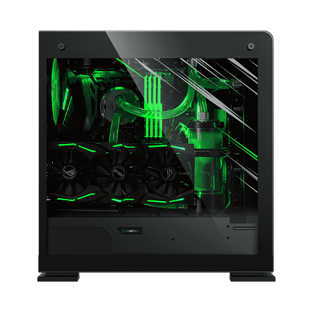 Case EATX GAMEMAX VEGA Pro, w/o PSU, 0.8/1.2mm, 1x120mm ARGB, ARGB Hub, Dual Side Tempered Glass, Du