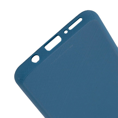 Helmet Case TPU Suede Samsung A7 (2018), Dark Blue