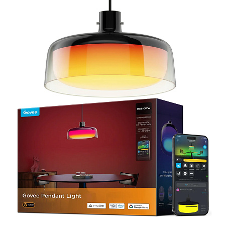 Умный потолочный светильник GOVEE Pendant Light Round 15” Умный потолочный светильник GOVEE Pendant Light Round 15”